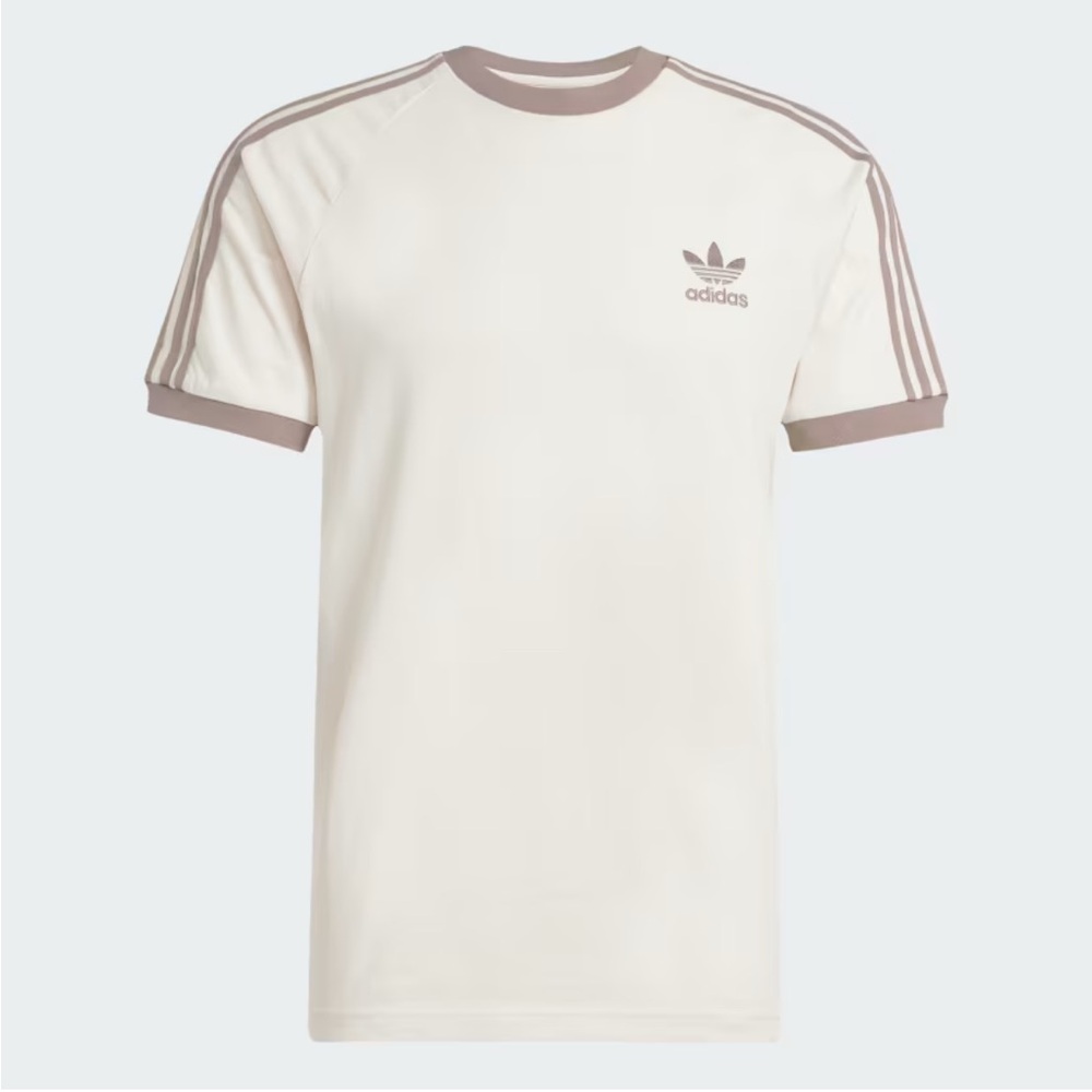 Adidas Men's Cream Short Sleeve Tee